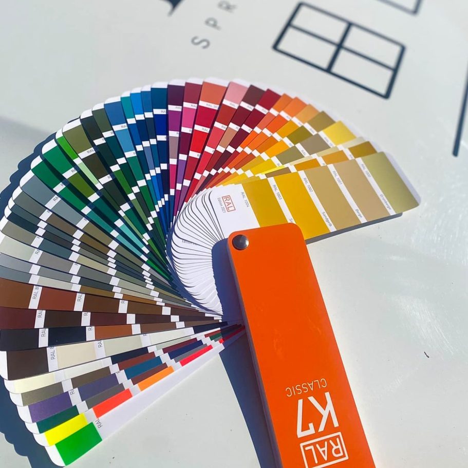 RAL colour chart matching service