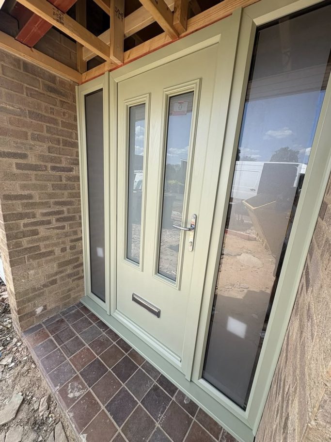 Sage Green UPVC Front Door Respray