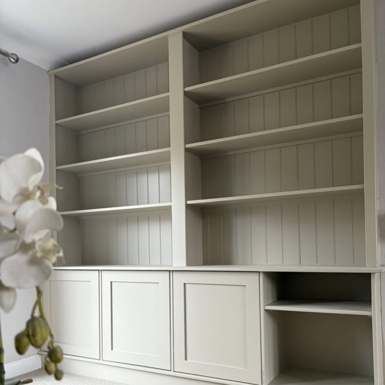 Bespoke furniture build spray painting